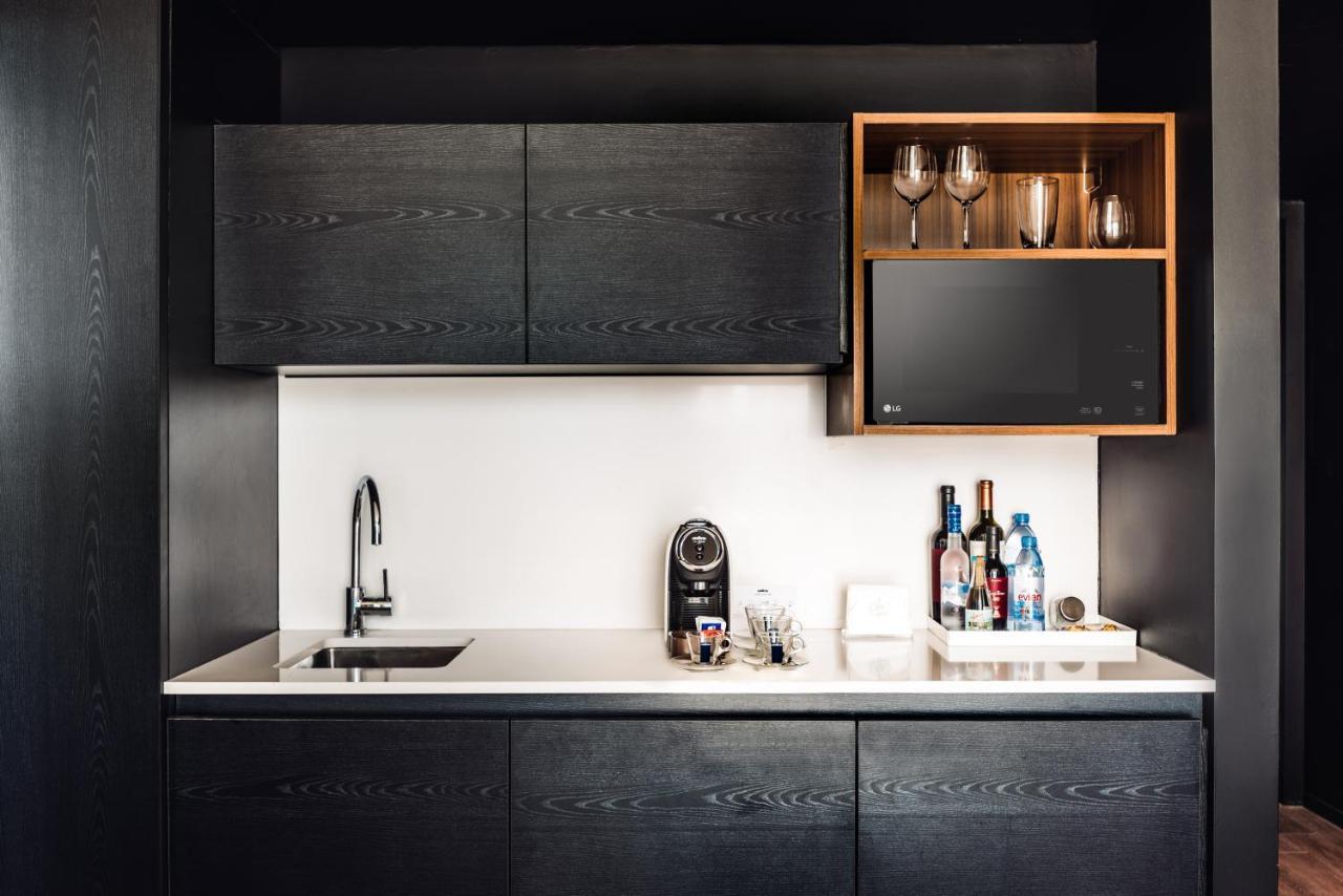 מלון Sls Buenos Aires Puerto Madero מראה חיצוני תמונה A wet bar in a hotel room